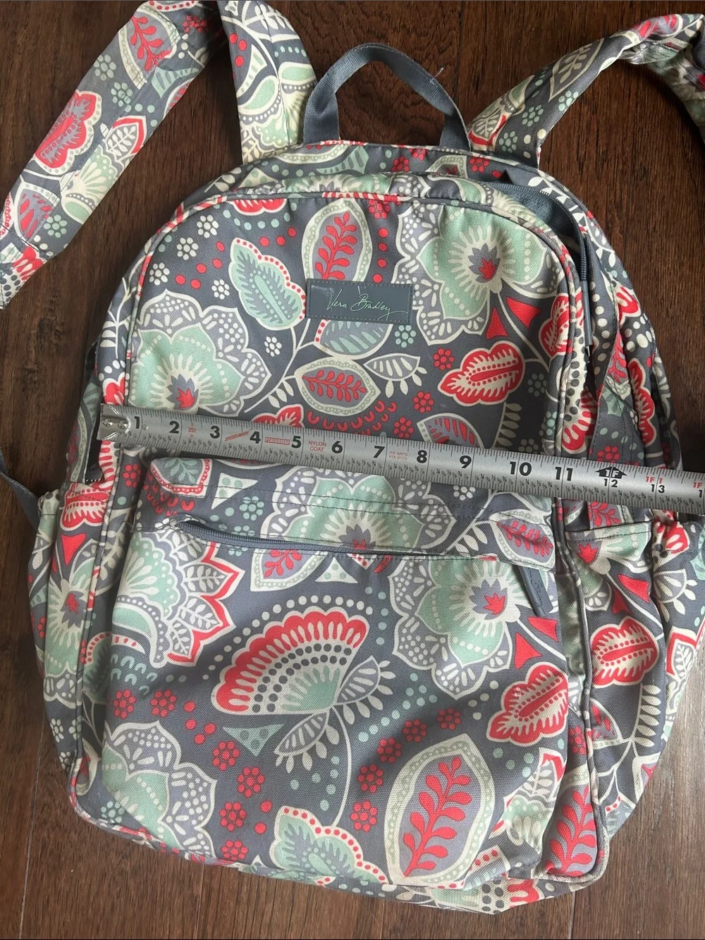 Vera Bradley lighten up canvas backpack Nomadic Floral pattern